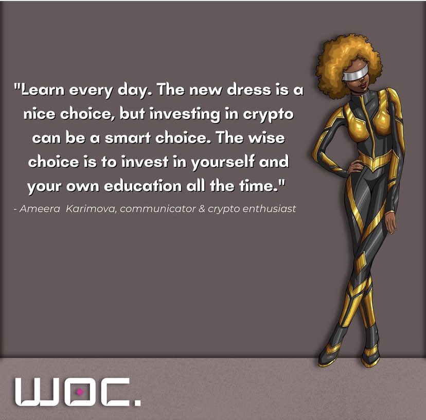 SashaAmsterdam2's tweet photo. I love this quote @womenofcrypto_  learn everyday through investing in yourself https://t.co/pupxmvttfu