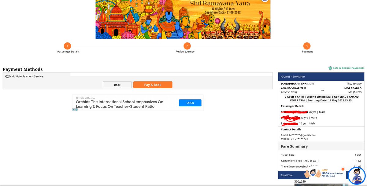 xhimanshuz's tweet photo. It's 2022, whole country is developing and @IRCTCofficial service is still degrading day by day, what a lame service, is ur web only to show ads?
India is 1st a Softwre field, why the heck u still working as so-called "Sarkari kam". Please hire good non-kota prof. @RailMinIndia https://t.co/vpw9OPPIfQ