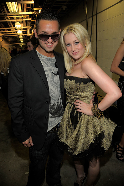 Category is: <a href="/snooki/">Nicole Polizzi</a> and <a href="/ItsTheSituation/">Mike The Situation ☝🏻</a> backstage at the CMT Awards in 2010. 🤠 #jerseyshore