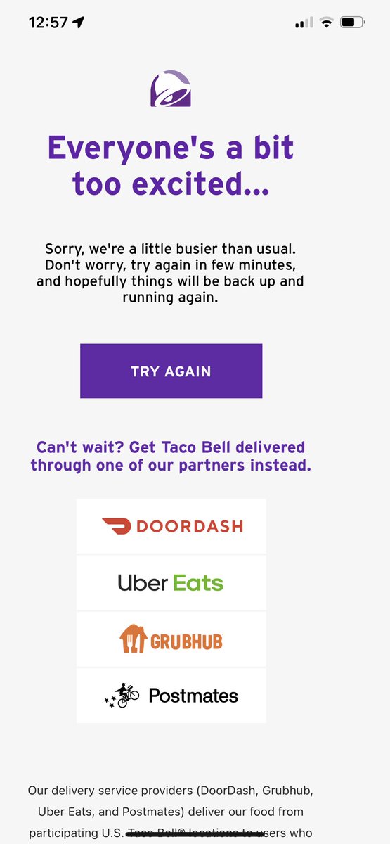brittklabunde's tweet photo. @tacobell It would be nice if we could actually order it on the app 😒 https://t.co/0PrWuBc5c9