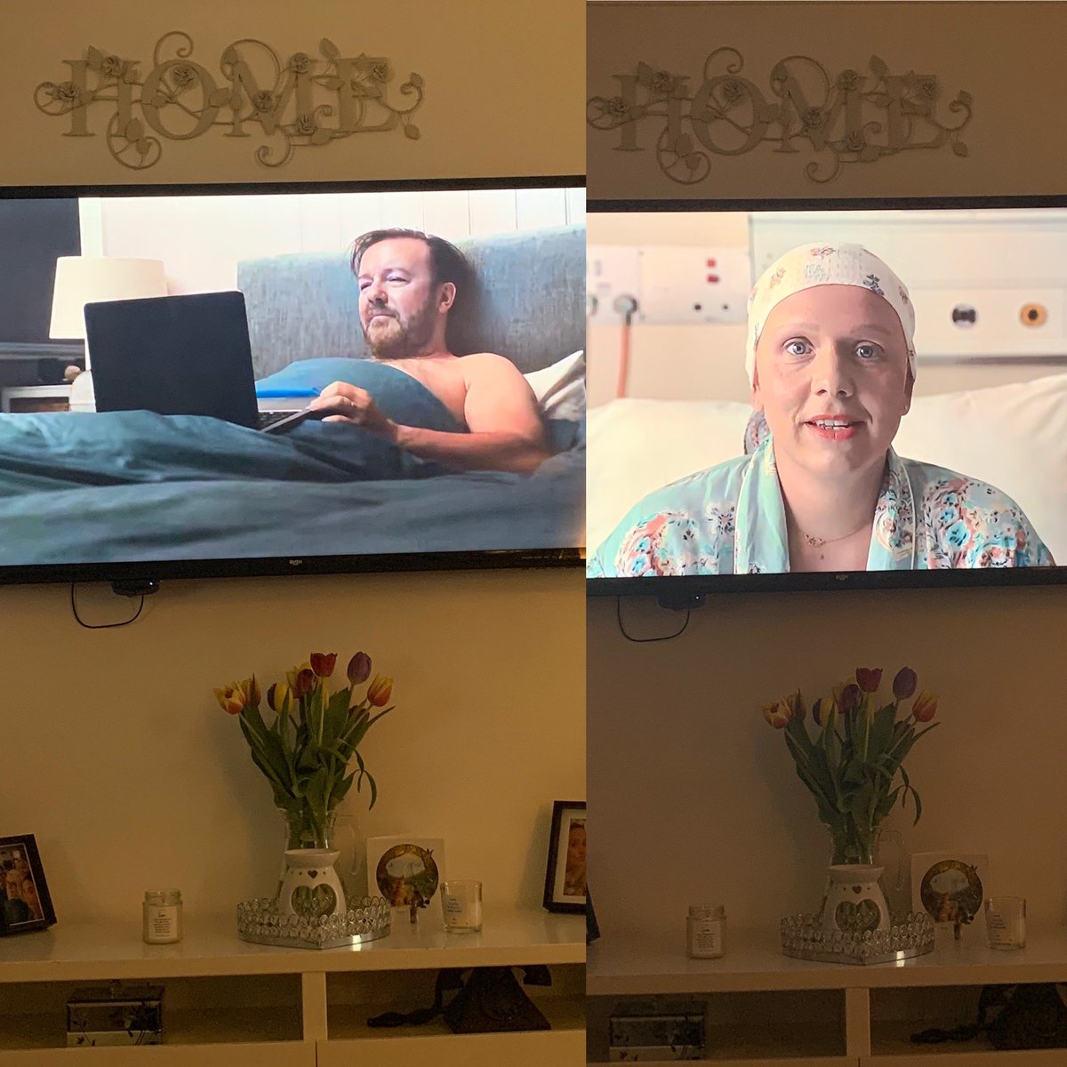 SamSanders84's tweet photo. Watching #AfterLife for the millionth time (from the beginning) I just love it @rickygervais funny fucker!! Thank you https://t.co/O3gN4Cjo7v