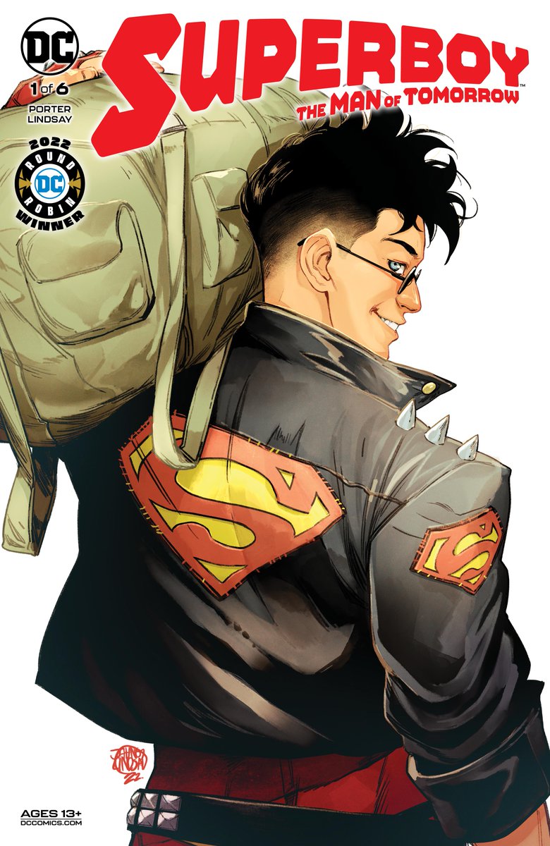 DCOfficial's tweet photo. Ready to take flight? Soar into action with #DCRoundRobin2022 winner SUPERBOY: THE MAN OF TOMORROW by @KenBlakePorter and @jahnoyl later this year. https://t.co/9jPlsin2cL