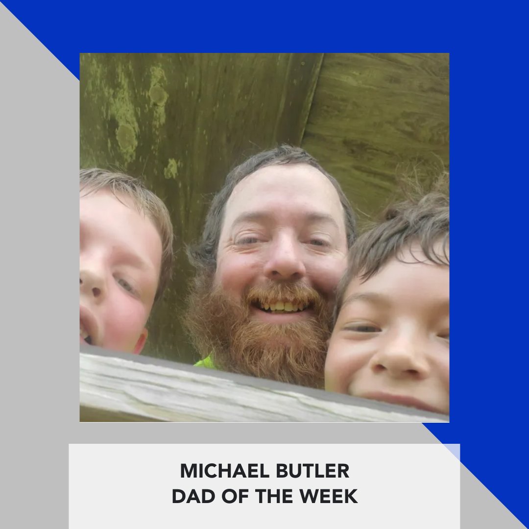 FatherTogether's tweet photo. Congrats to the Dad of the week: Michael Butler! Read more about Michael here: https://t.co/I9rhTft964 #fatheringtogether #dadoftheweek #greatdads https://t.co/U2T7YIAMVI