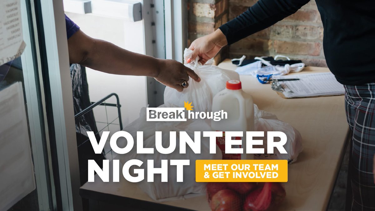 Are you interested in volunteering with us this summer? You're invited to a Volunteer Orientation &amp; Info Night on Mon, June 6, 7-8 p.m. at the Breakthrough FamilyPlex. Hear from our leaders, tour our facilities, and learn about opportunities. RSVP: forms.gle/2wCDi8cJ99xQyv…