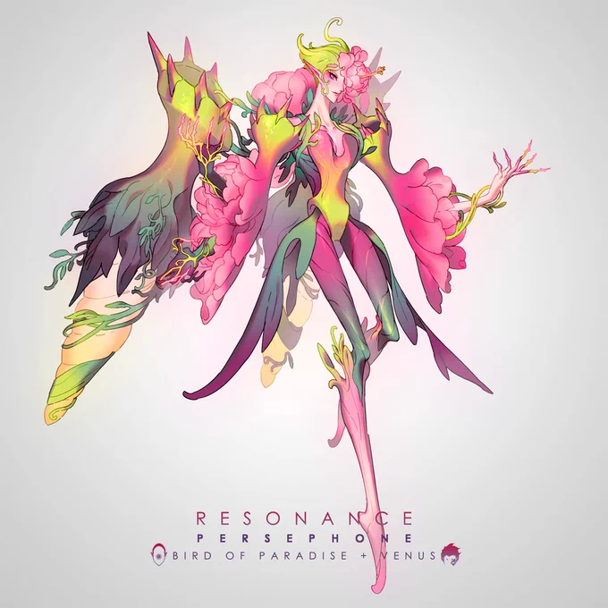 Mercy/Moira/Echo fusion skins🌌🧚‍♀️🌺 