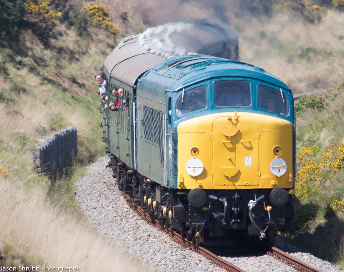 💙💙Love this from @SwanRailway Gala #class44 #dieselgala Anyone we know? #Trainspotting