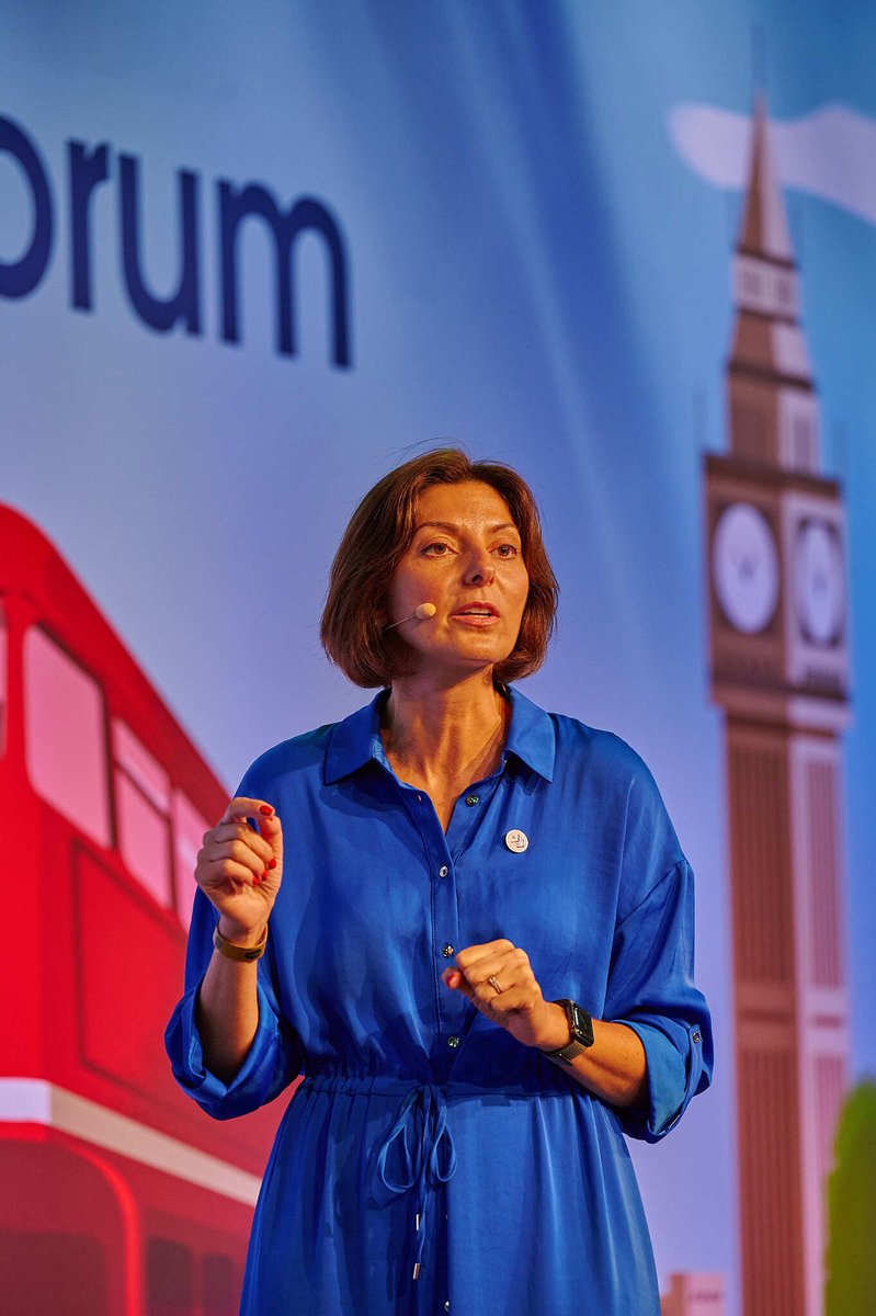 partnerforce's tweet photo. .@vg_matassa joined the the stage in London talking important topics such as sustainability and @appexchange All Stars program. #salesforcepartnerforum https://t.co/49pOzJETV0