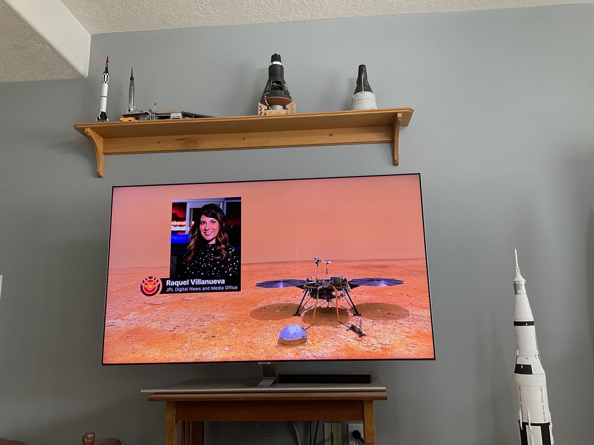 Bubbinski's tweet image. And it’s starting #NASAInsight