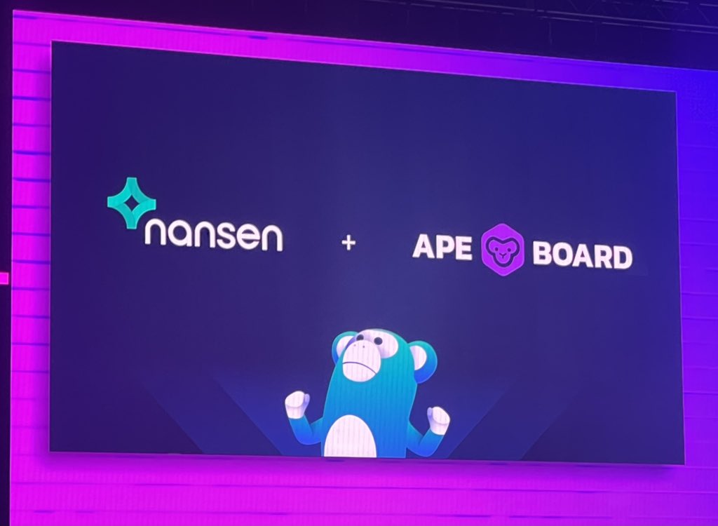 TaiPanich_'s tweet photo. 1/ I’m super thrilled on the acquisition of @ape_board, the leading crosschain DeFi dashboard, by @nansen_ai. https://t.co/JDdpDkz04n
