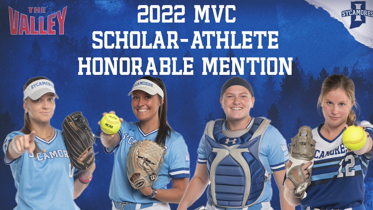 Sycamores land 𝗦𝗜𝗫 players on MVC Scholar-Athlete Teams!

Always putting in the hard work on and off the field🥎📚

🗞️➡️sycamor.es/39uHddN

#MarchOn