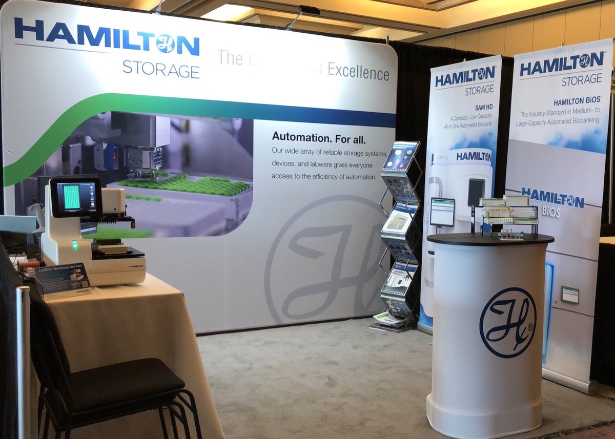 We are excited to be here at the ISBER 2022 Annual Meeting in Atlanta, Georgia! Stop by booth 105 and learn about our automation solutions. #ISBER #ISBER2022 #labautomation #biobanking #samplestorage