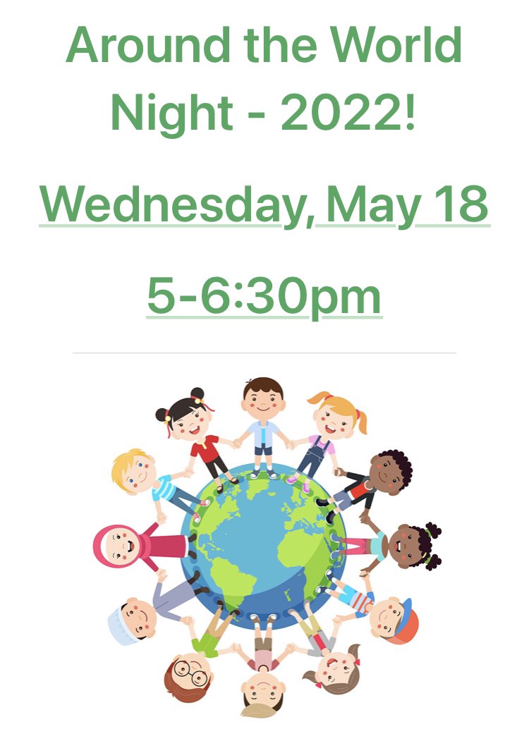 sjbchicago's tweet photo. Join us in a tour around the globe for Around the World Night! TOMORROW, Wednesday, May 18, 5-6:30PM 🌍 #SJB https://t.co/rHV6iBCNlr