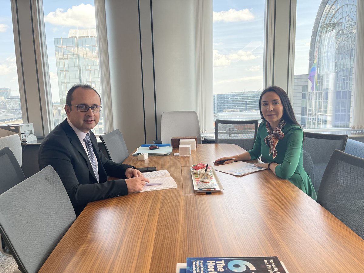 Great discussion I had today with <a href="/CristianSBusoi/">Cristian Bușoi</a> Chair of Industry, Research &amp; Energy Committee from the European Parliament about how <a href="/ArivaCoin/">Ariva Digital</a> will revolutionize the #travel and #tourism industry by integrating it with cryptocurrency and #blockchain technology
<a href="/gtourismforum/">Global Tourism Forum</a>