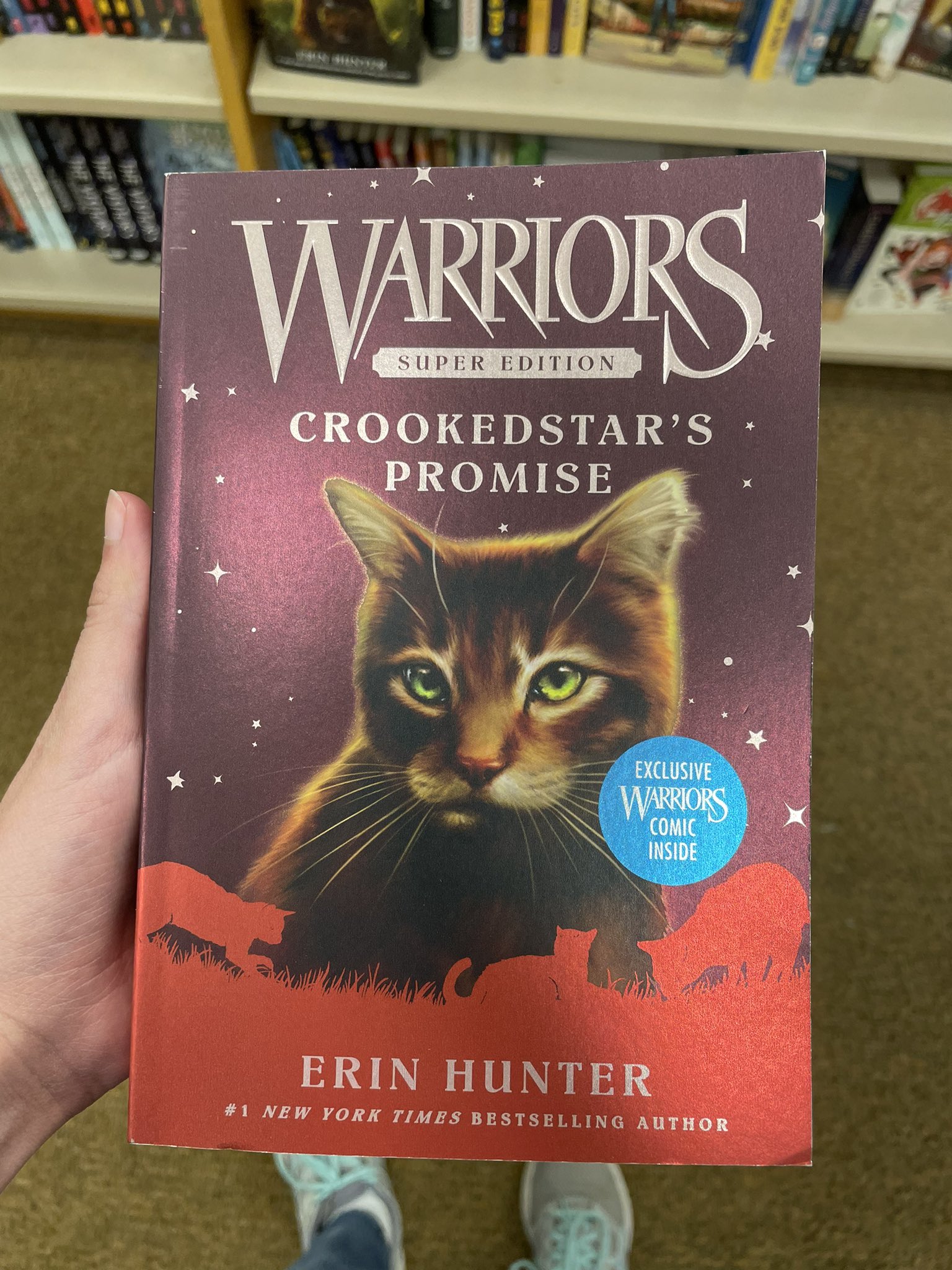 Warrior Cats Mews on X: First Polish Warriors book of the year will be  Crookedstar's Promise!  / X