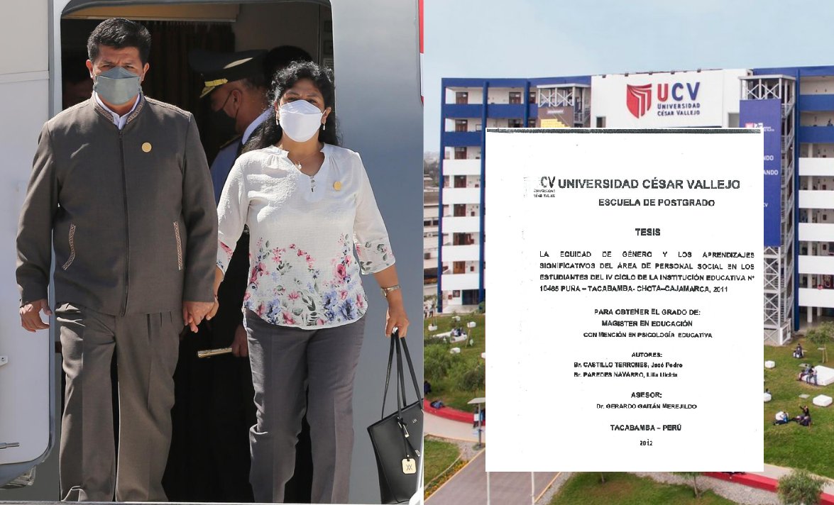 Un insólito episodio conmociona al Perú. La principal autoridad del país, el presidente Pedro Castillo, esta acusado de haber plagiado sus tesis universitaria. Mandatario lo niega. Obtuvimos copia de la tesis a fin de verificar lo ocurrido. Aquí la tesis  bit.ly/38AgUm3