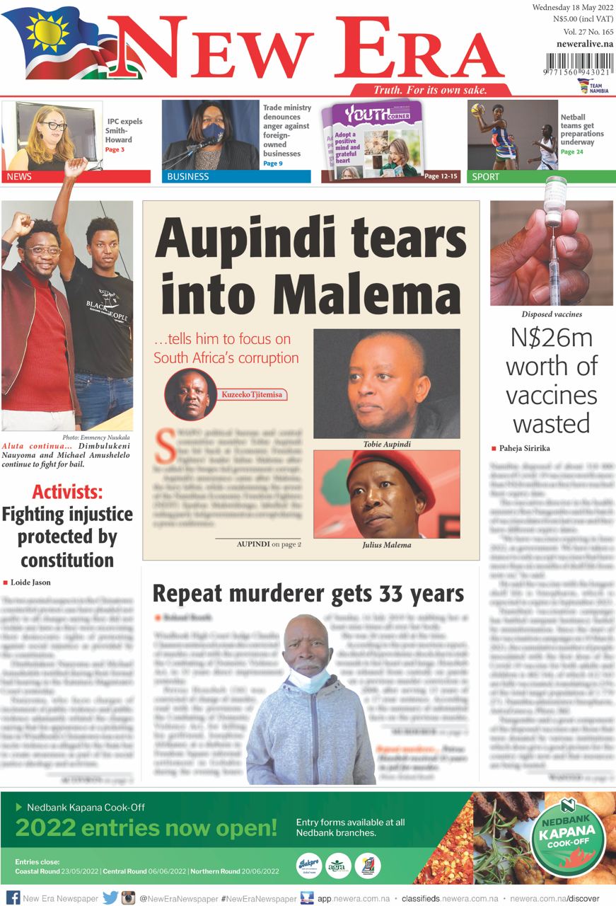 New Era Newspaper on Twitter "In the news tomorrow https//t.co/VwFM1Lmsbr" / Twitter