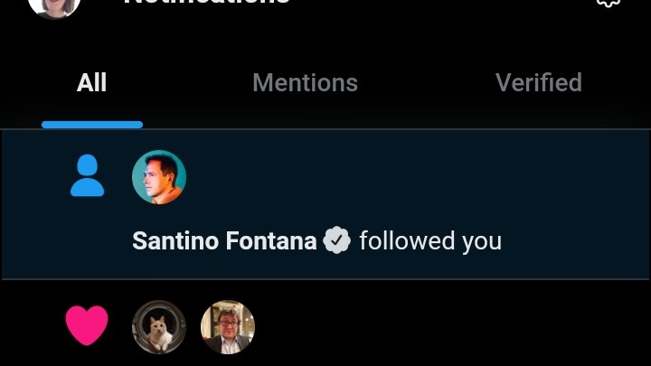 Santino Fontana followed me!