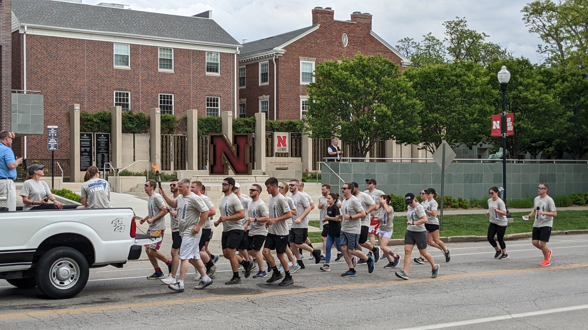Safety at Nebraska on Twitter "Beautiful day to run the flame of Hope