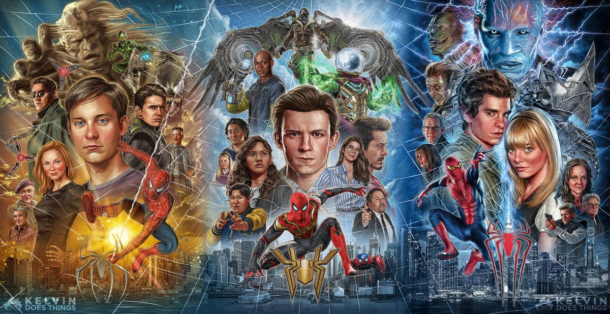“It’s what we do” - My tribute to Tom Holland, Tobey Maguire, and Andrew Garfield’s Spider-Man films! #SpiderManNoWayHome