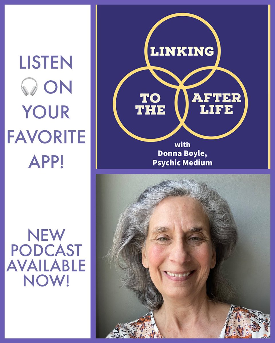 DBoyle_Medium's tweet photo. NEW PODCAST !!
LISTEN NOW!
Anywhere you listen to your favorite podcasts!
LINKING TO THE AFTERLIFE PODCAST with
@DBoyle_Medium
New episodes every week.
Intimate conversations with Spirit and a new guest each week.
#mediumship
#podcast
#mediumshipreading
#spirit https://t.co/DYNWMvv5zw