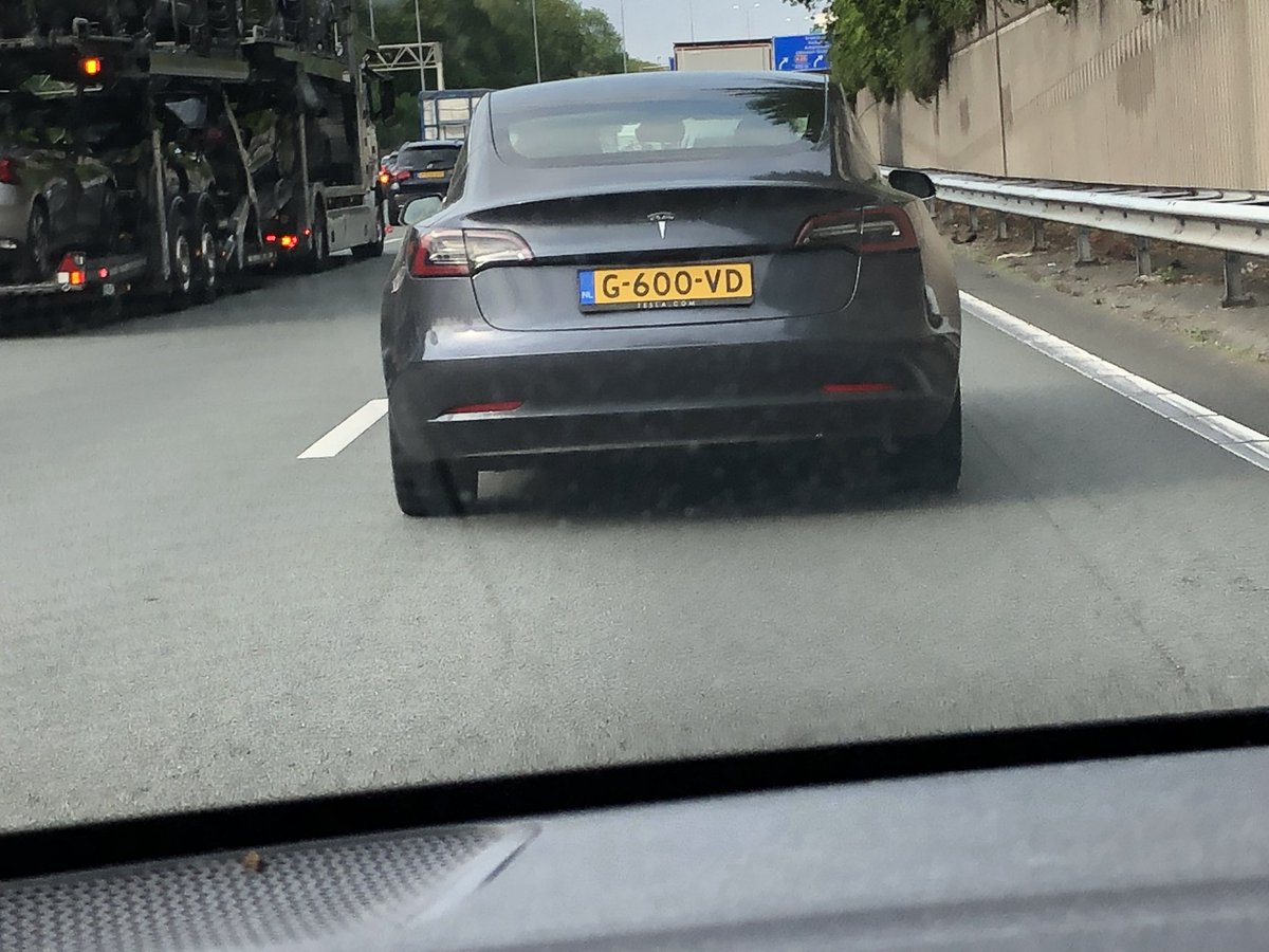 Het zal je kenteken zijn!