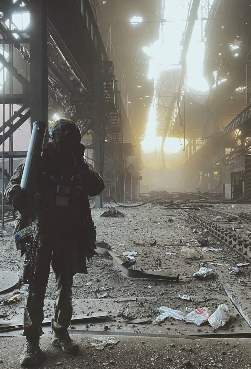 One of the last photographs taken inside the Azovstal Steel Plant, Mariupol.