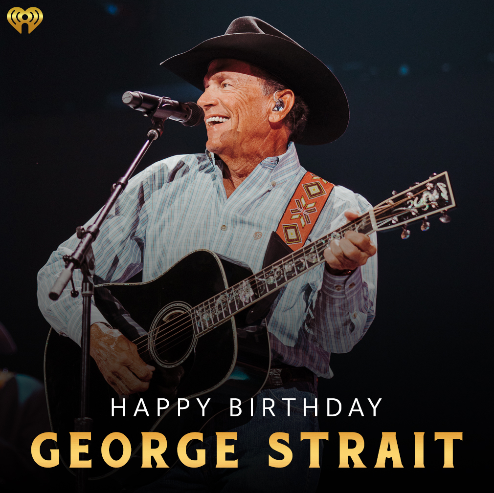 iHeartCountry's tweet photo. Raise a glass for this #DesignatedDrinker's birthday 🍻❤️
Listen to @GeorgeStrait radio: https://t.co/a3GEfH843o https://t.co/tXBwB4nDDg