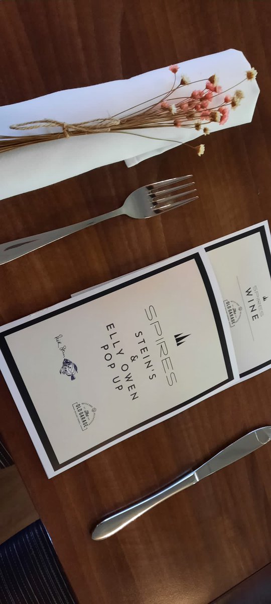 The team are at <a href="/SpiresDining/">Spires Restaurant</a> this evening, for a <a href="/RickSteinRest/">Rick Stein Restaurants</a> pop up supported by @Ellywinowen.

The evening is in collaboration with students from the Spires Training Restaurant.