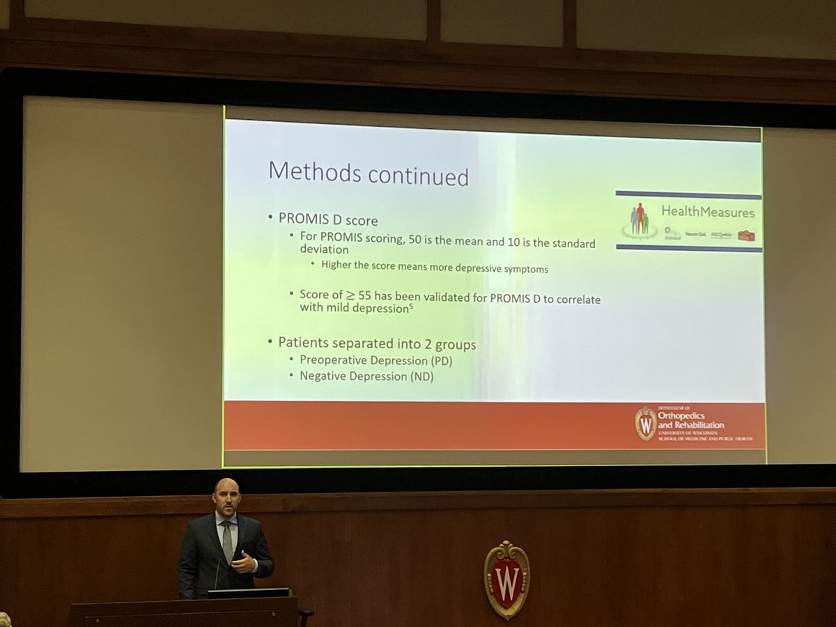 Congrats to our Fellow, Tony Zacharias, on presenting his research at the Annual Ortho Research Forum! @wiscorthopedics #sportsmedicine