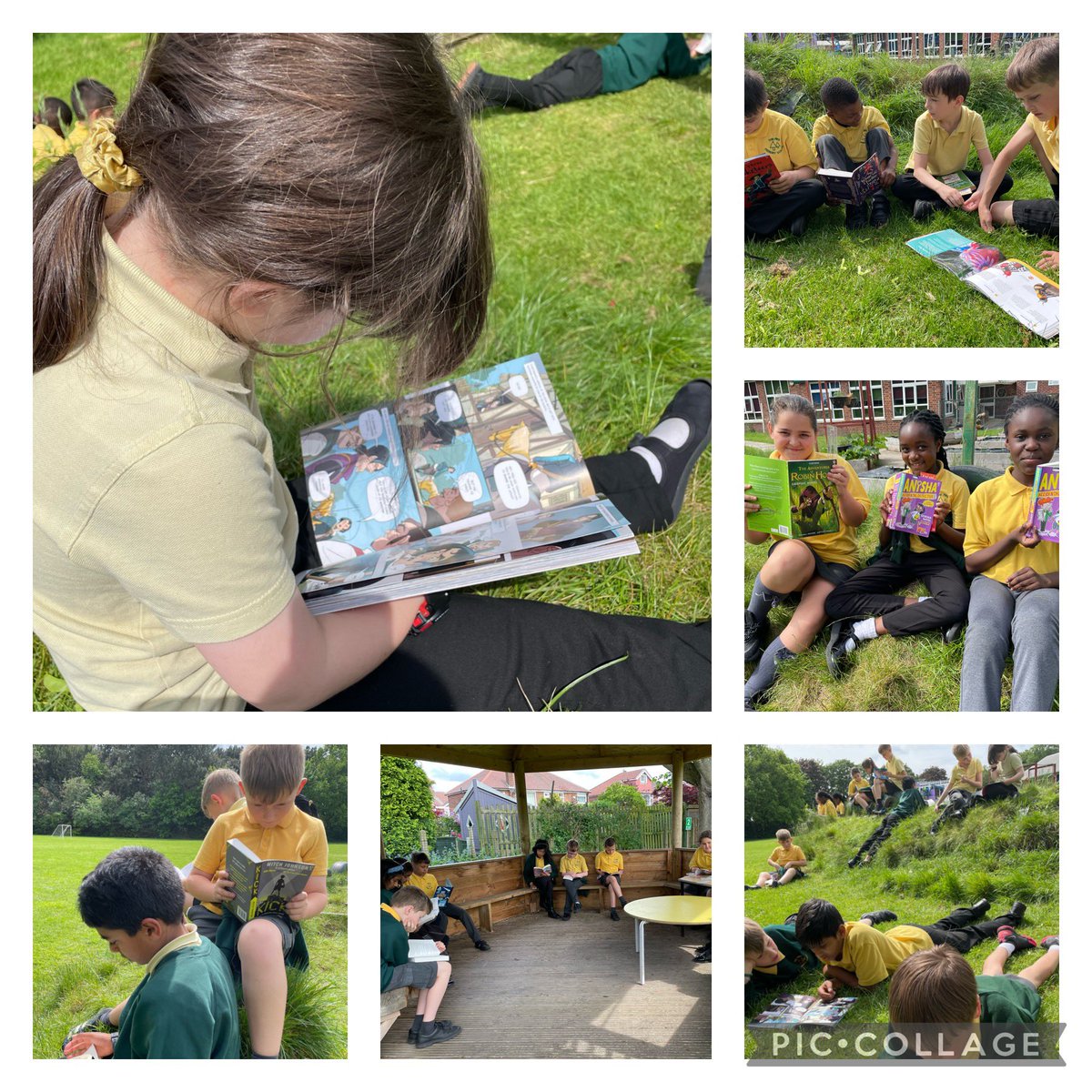 firsprimarysale's tweet photo. Sharing stories in the sun ☀️ #Year5JB #loveofreading #outdoorreading https://t.co/hsF0K1cV7Z