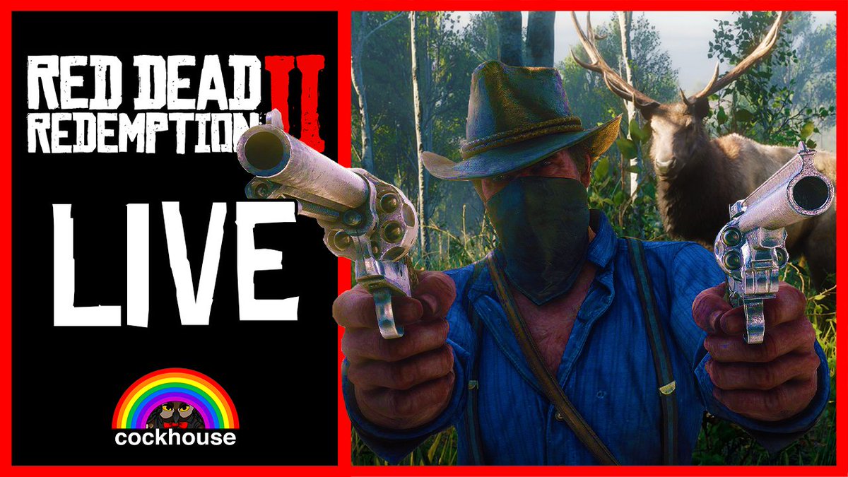 RockridgeUK's tweet photo. Hello Everyone, I'm LIVE Now with #RedDeadRedemption2 Continuing the Story so come on over and watch and join inπ https://t.co/pJAy7kyWLQ
#cockhouse #dtvnetwork #daggerspov https://t.co/D3gVTq9ezw