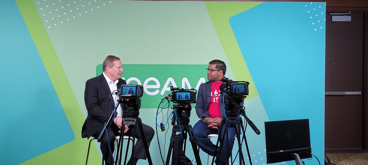 JENewman82's tweet photo. A behind the scenes look at the discussion between @backblaze and @Veeam at #VeeamON. #dataprotection #cloudstorage #backblazeb2 #objectlock #instantrecovery https://t.co/Z1f4RMlGoF
