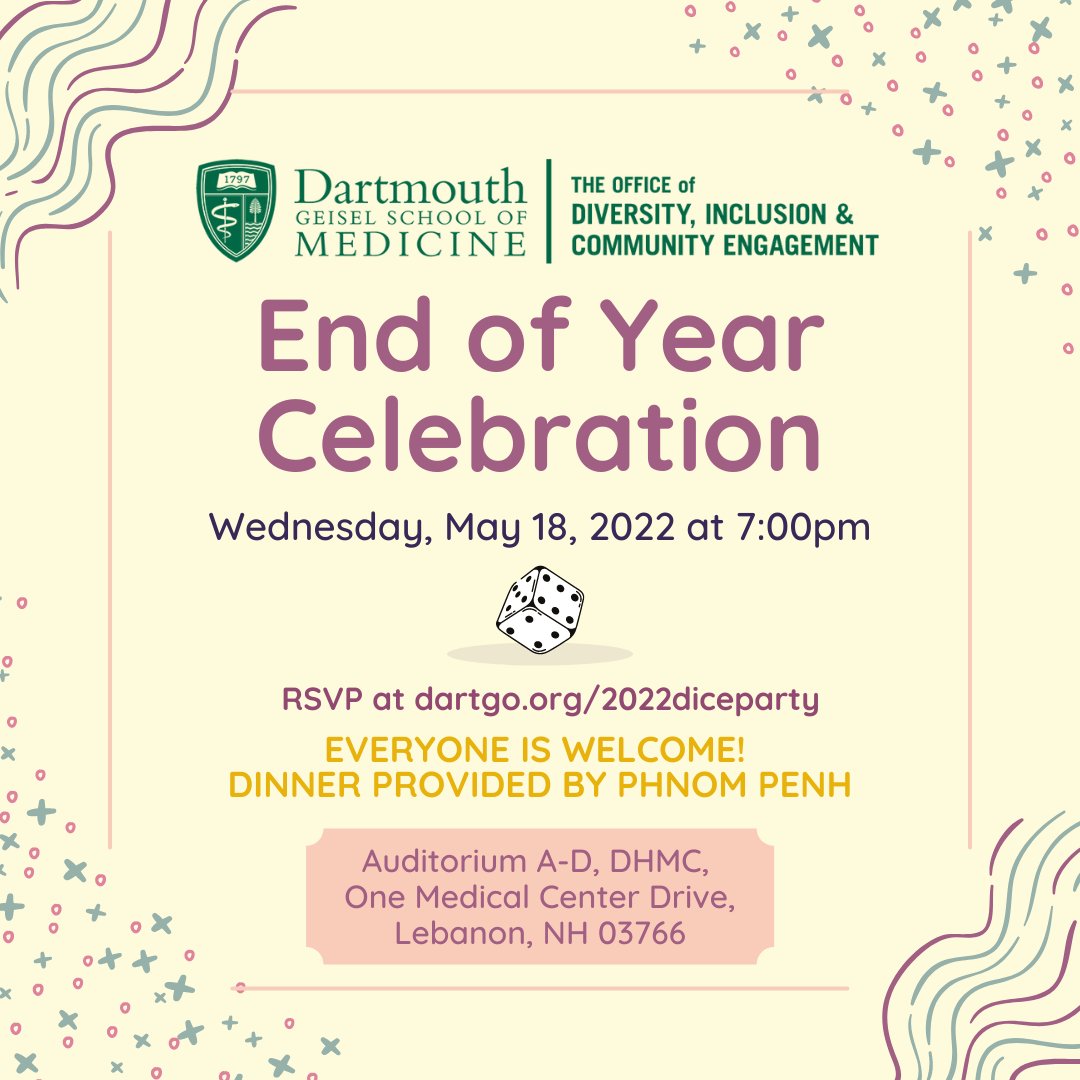 Everyone is invited to our end of year party! ✨

Please RSVP by May 17, 2022 at dartgo.org/2022diceparty