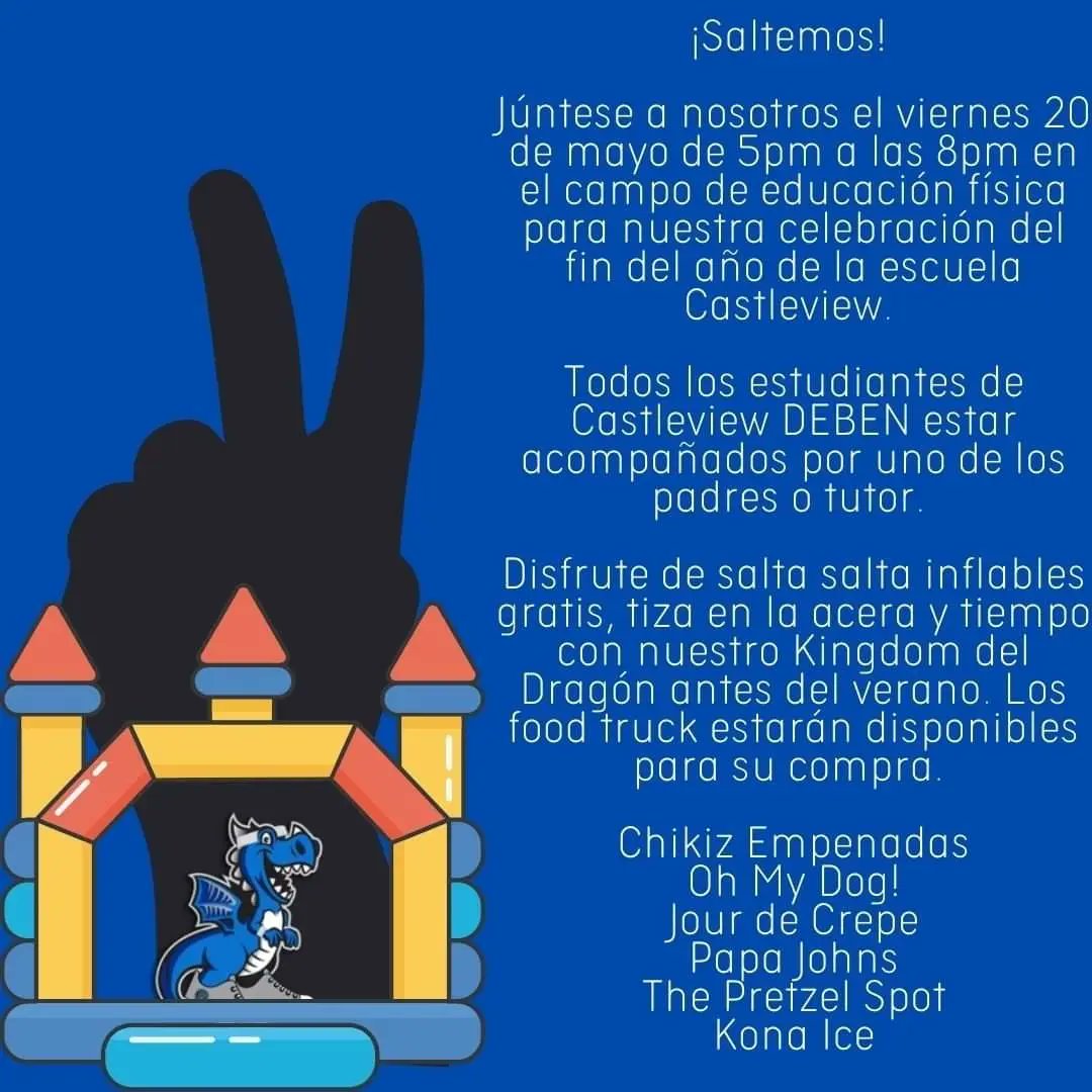 The end of the year is almost upon us. With this, we would like to celebrate our Dragons, Friday, May 20 at the end of year party! It's going to be a blast but we can't do it without you! 

Please sign up to volunteer at this event below. 

signupgenius.com/go/8050F4BABA7…