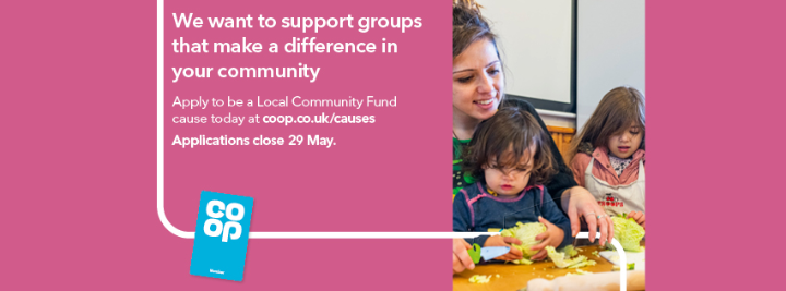 Applications open! <a href="/coopuk/">Co-op</a> want to support groups that 👇
🍽 bring people together to access food
😊 improve people's mental wellbeing
🤝 provide opportunities for young people
🌍 help people protect local biodiversity or tackle climate change.
Apply at coop.co.uk/causes
