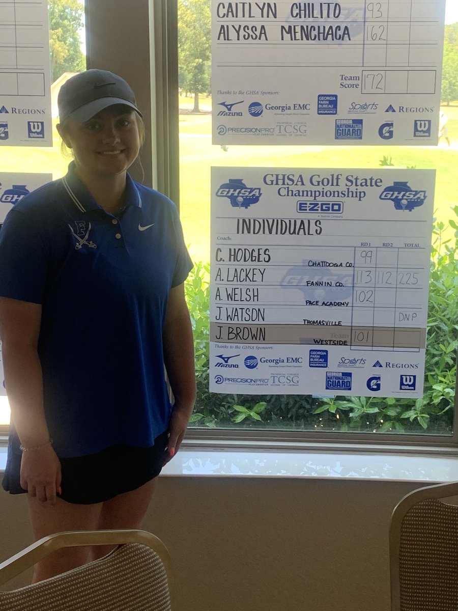 FCHSGolf1's tweet photo. We are proud of Ava for competing well in the 2A Girls State Championship 🏌️‍♀️ https://t.co/NahyHqwcL0