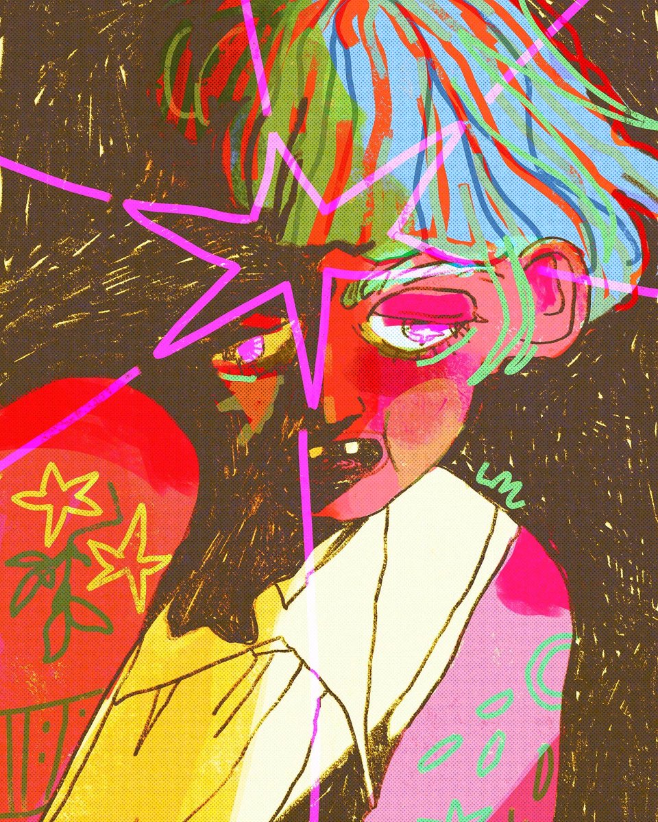 mimblucia's tweet photo. the art 🦷                         the reference 🩸 https://t.co/SUe7xWcLvw