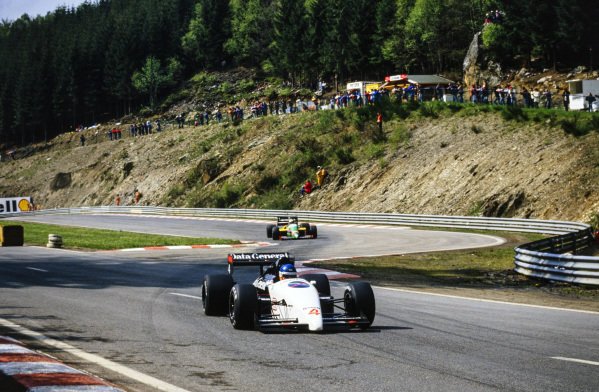 Philippe Streiff finished 9th (2nd non-turbo) in the spare Tyrrell-Ford-DG016. Belgian Grand Prix, Spa-Francorchamps, 17 May 1987. © Motorsport Images #F1