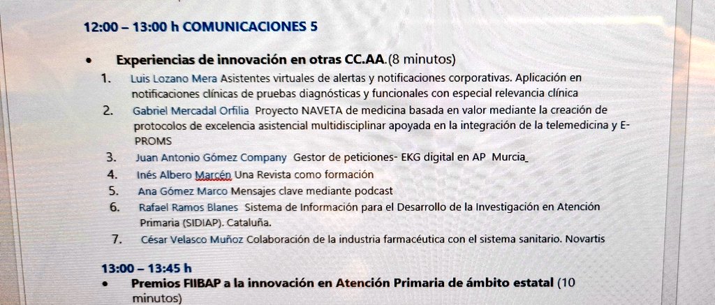 bielmercadal1's tweet photo. Compartiendo experiencias de #innovacion en #InnovaAP
Mañana en FIBAP Madrid
@Costaisa @farupeib @Navetahealth https://t.co/vIi2jEtDrv