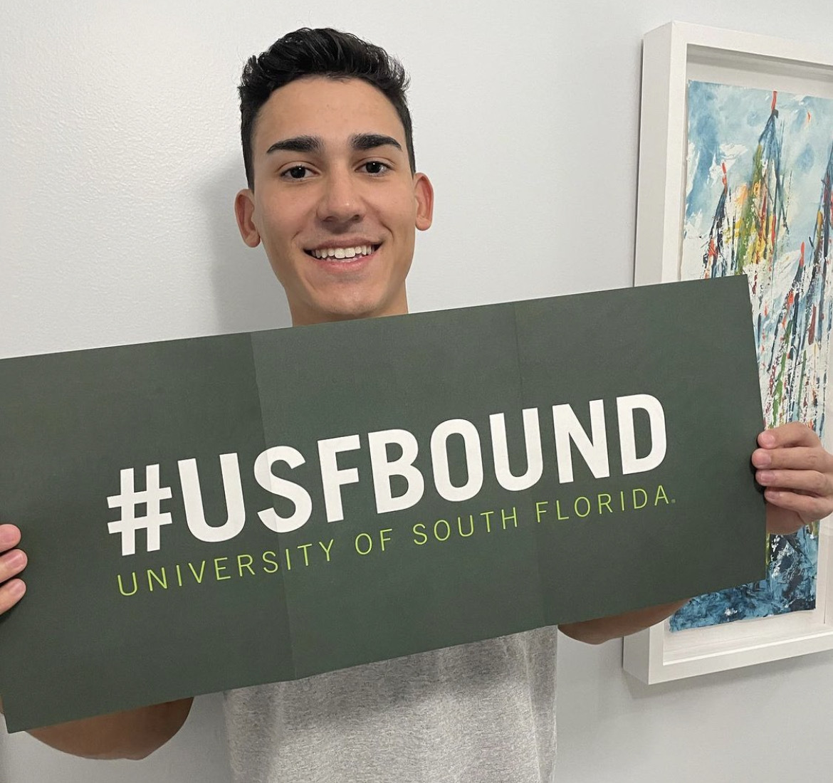 USouthFlorida's tweet photo. As we say goodbye to the Class of 2022, we are thrilled to see all those who are #USFBound! We’ll see you in the Fall, Bulls! 🤘💚💛
📸IG: ednacristinatirado, raquel.andreaa, hedgepeth_.glenn, julialorrayne https://t.co/p3yGdFKUPC