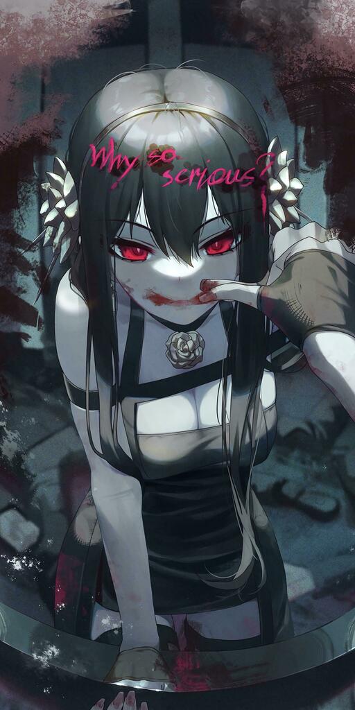 WallpaperBott's tweet photo. ""Why so..." Yor Forger💋💕[Spy x Family] (2600x5200)"

Post: https://t.co/1wE7GevEHU
#wallpaper #anime #animewallpaper https://t.co/frEODsPkk6