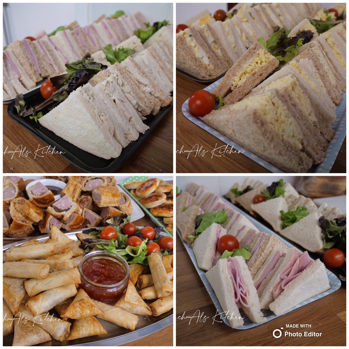 RachAlsKitchen's tweet photo. A few bits from today … an office #coldbuffet delivery and a little #workinglunch #sharingbox delivery including a #veganlunchforone… both over in Elland today … https://t.co/QcoYzzpHii