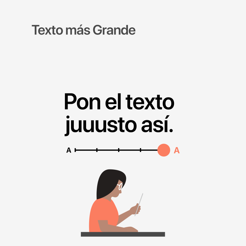 AppleEDU's tweet photo. Gracias a sus potentes prestaciones de accesibilidad integradas, el iPad permite a todos los estudiantes de tu centro aprender de la forma que mejor se adapta a sus capacidades 📚. Desliza para saber más.