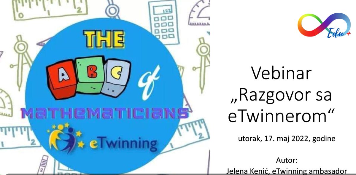 edinadjorovic's tweet photo. Večeras dve sjajne eTwinnerke @AnitaSimac74 i @jecamis u predstavljanju  dve sjajna projekta. Hvala na organizaciji webinara @AnicaTrickovic 👏👏👏
#etwinning https://t.co/qk2LskwlPM