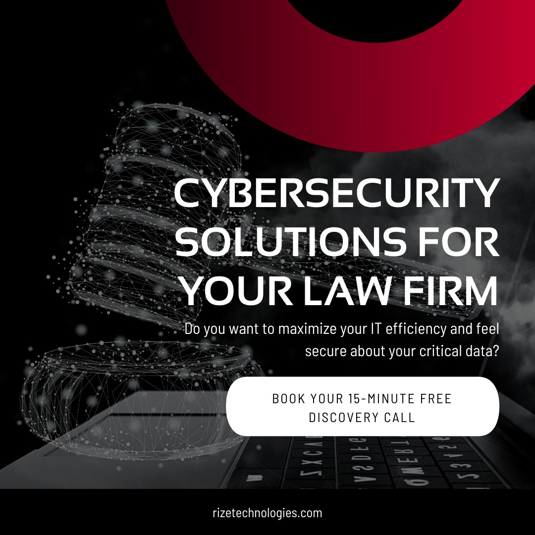 rize_tech's tweet image. Take advantage of our #cybersecurity solutions and services that help #lawfirms identify, protect, respond, and recover from cyber breaches.

Directly reach out to us:
📩 info@rizetechnologies.com
☎️ (954) 204-0212
🌐 rizetechnologies.com

#techforlaw #digitaltransformation