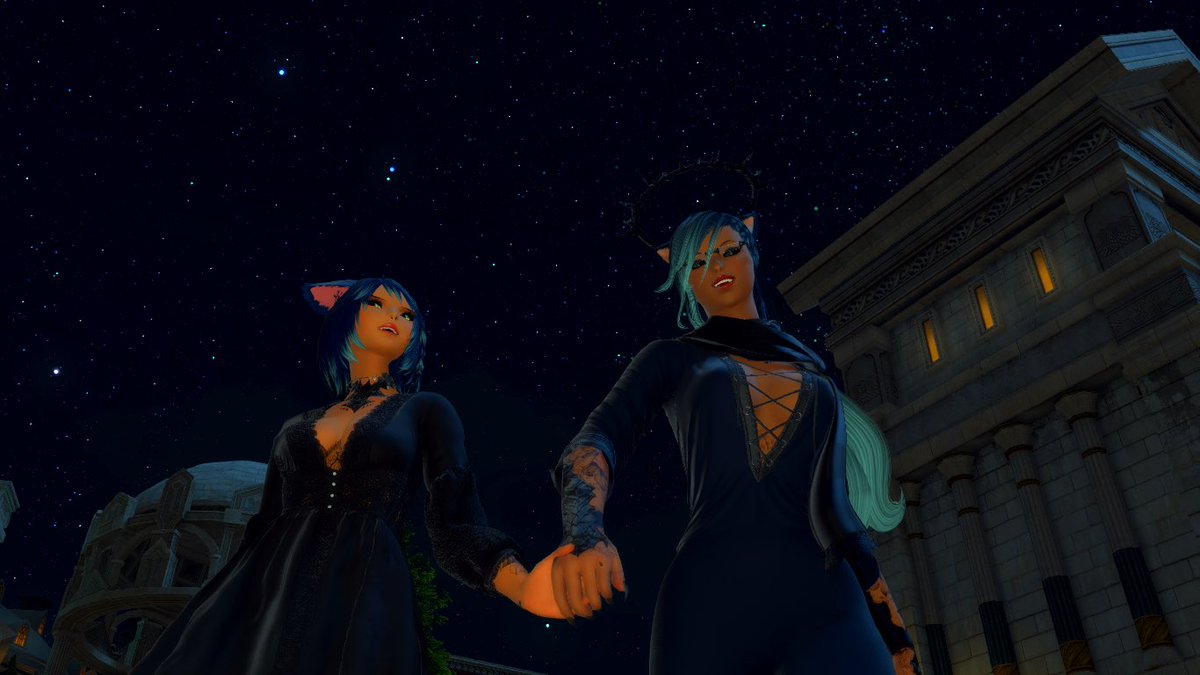 oopsitsalix's tweet photo. Two best friends in a room…. They might kiss. #GPOSERS #FFXIVSelfie #FFXIV https://t.co/zfWFEscfTP