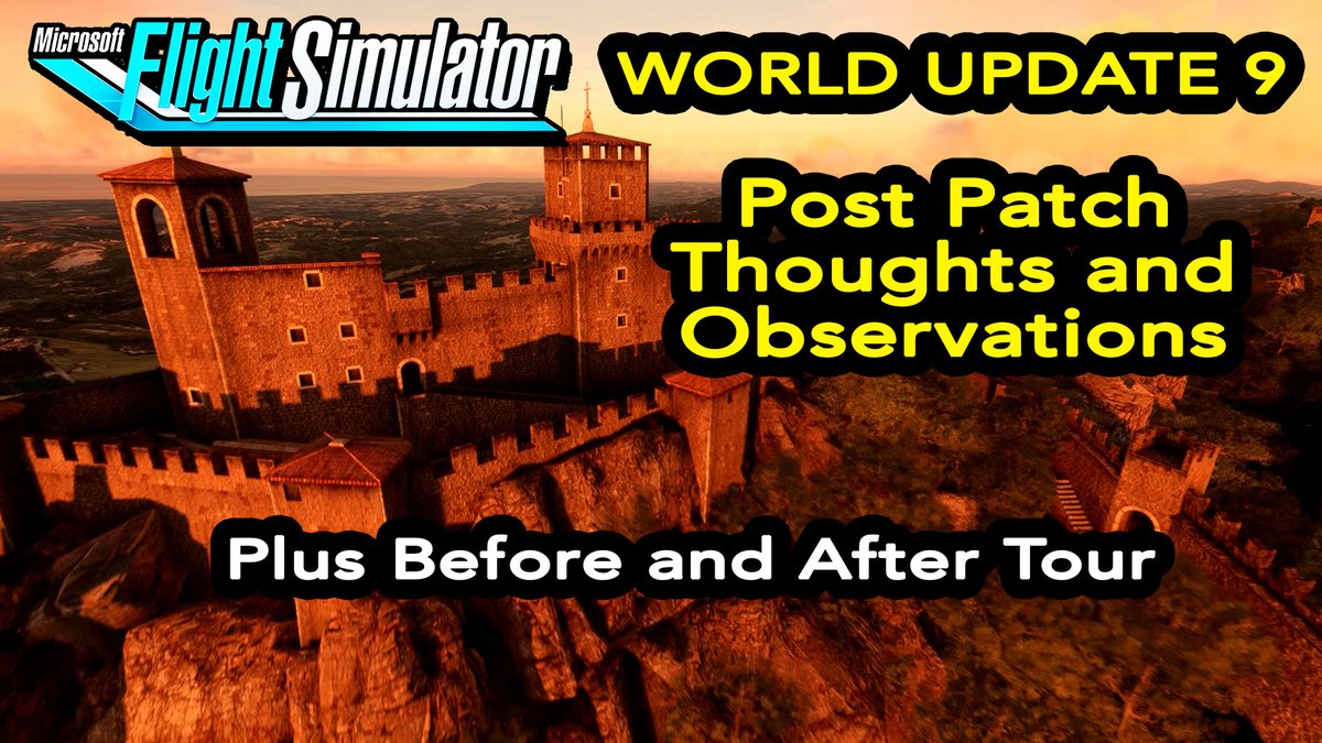 BadGamr's tweet photo. #MSFS World update IX is live now - Here is my experience with the patch and a set of split-screen before and after shots:
https://t.co/DWe0lK3mpx https://t.co/13Jqn4u8iK