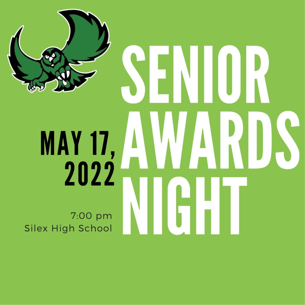 Silex Senior Night is tonight! Recognition for scholarships, classroom awards &amp; honor roll.
