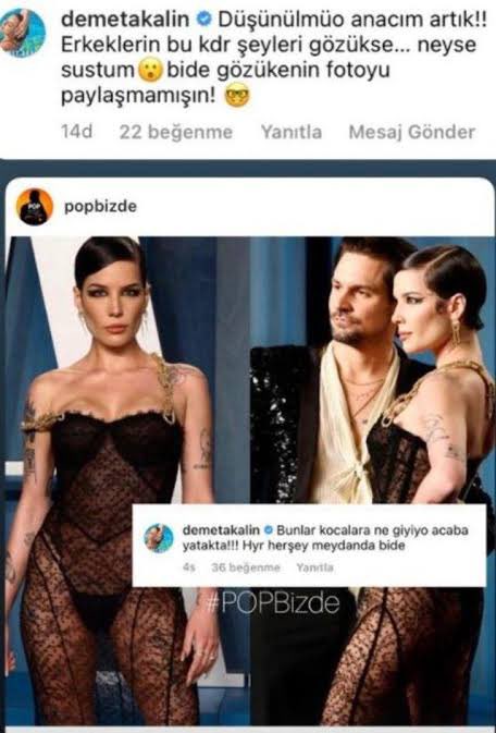 85- demet akalinin agzindan dusmeyen lookuyla halsey