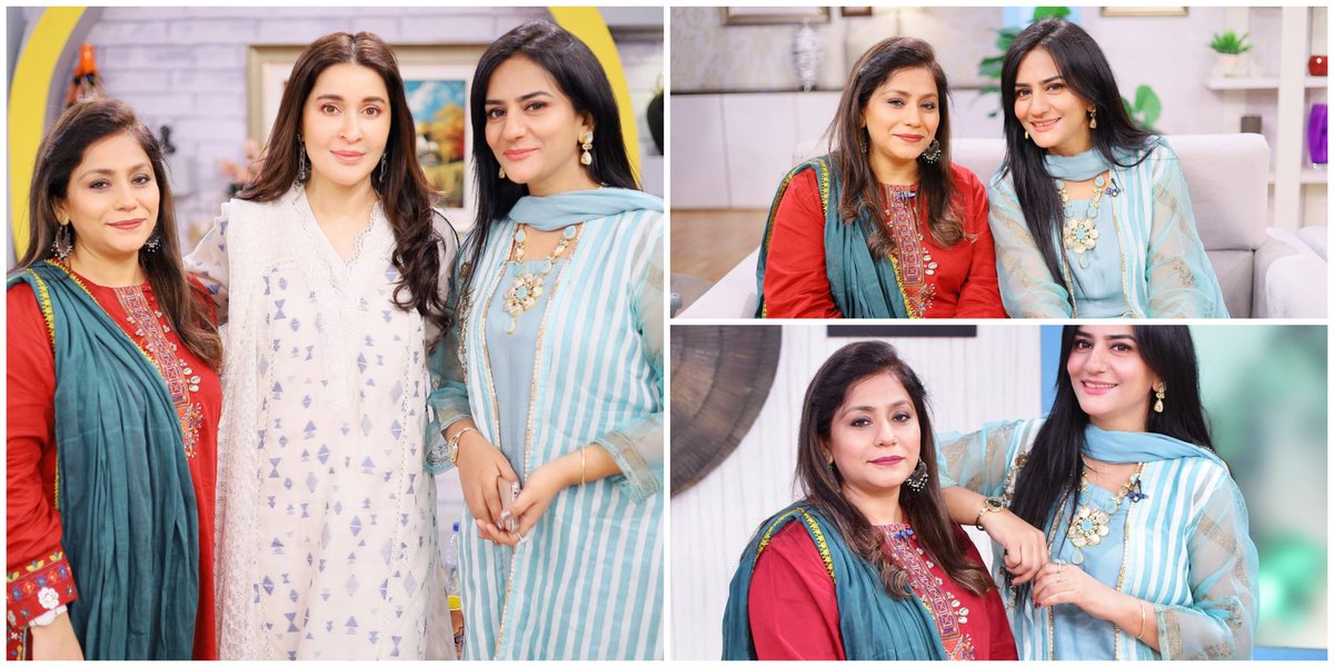 MediaSpringPk's tweet photo. Home expert @uffairaas with her sister in @IamShaistaLodhi hosted Morning@Home https://t.co/qw7K5hV5zL